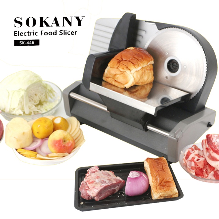 Máy thái thịt đông lạnh, thịt chín, bánh mỳ, giò chả Chính hãng SOKANY