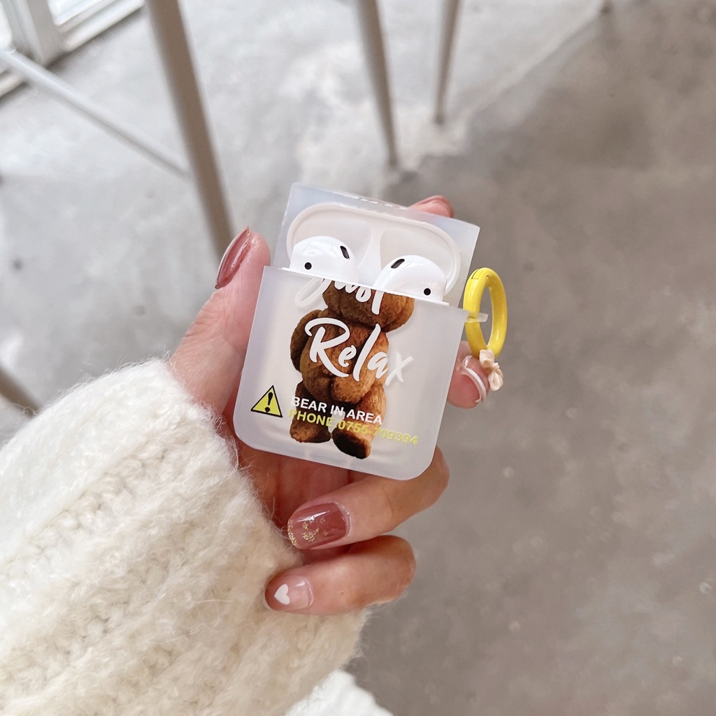 Vỏ Bảo Vệ Hộp Sạc Tai Nghe compatible AirPods 3 compatible AirPods(3rd) 2021 Iscompatible AirPods3Rdurise 3rd Pro compatible AirPods2gen Ốp