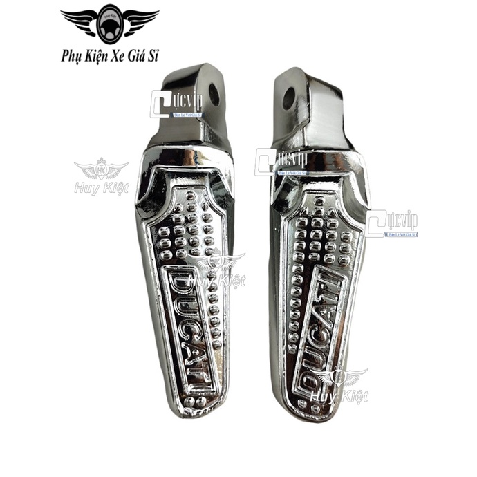 Cặp Gác Chân Sau Ducati Nhôm CNC Nguyên Khối Gắn Tất Cả Dòng Xe Honda, Yamaha U-MS5160