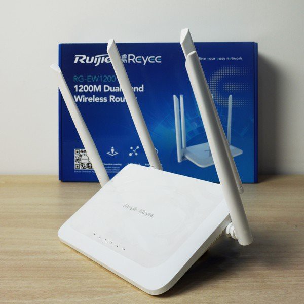 Bộ phát Router Wifi Mesh RUIJIE RG-EW1200 AC1200 Dual-band, chế độ Reapeater, Router, Mesh - Hàng chính hãng- BH 1 năm