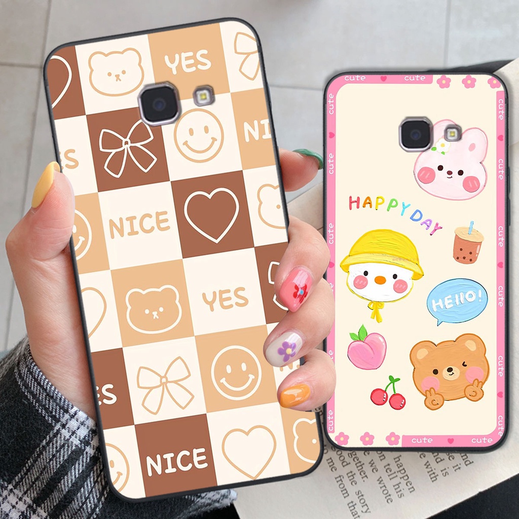 Ốp lưng Samsung J7 PRIME happy day, gấu bear dễ thương - BỀN - ĐẸP -BAO GIÁ TOÀN THỊ TRƯỜNG