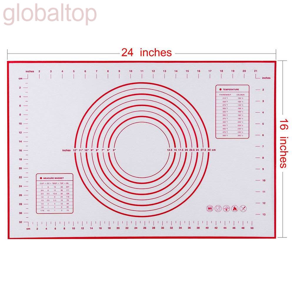 Thảm Nhào Bột Làm Bánh Bằng Silicone Không Dính Diy