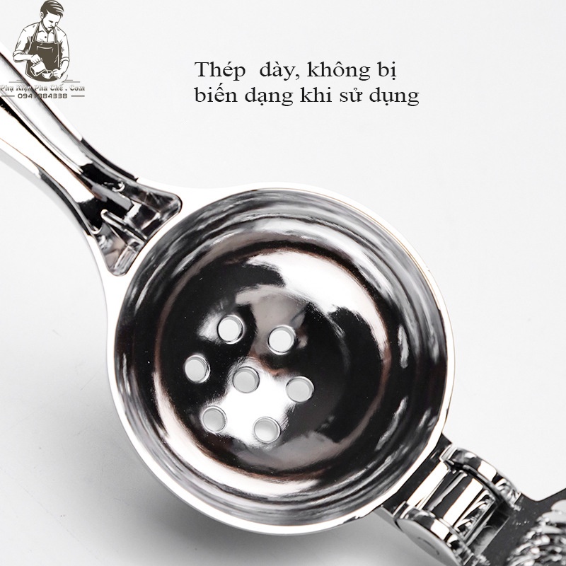 Dụng Cụ Vắt Chanh Cao Cấp, kẹp chanh inox cao cấp