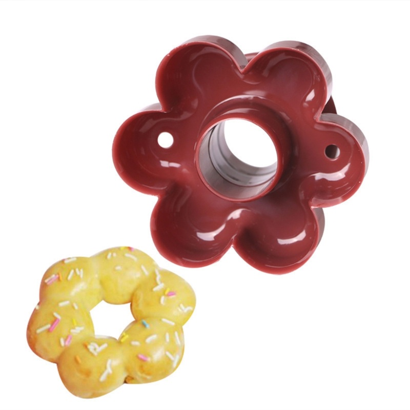 Khuôn Làm Bánh Donut Bằng Silicone Chống Dính Đầy Đủ Kích Thước