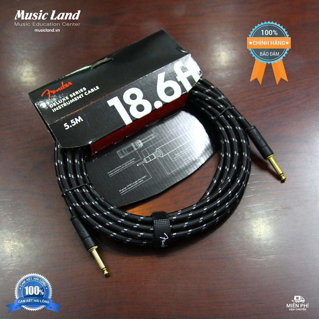 Dây Fender Deluxe Instrument Cable– 5.5M (chính hãng)