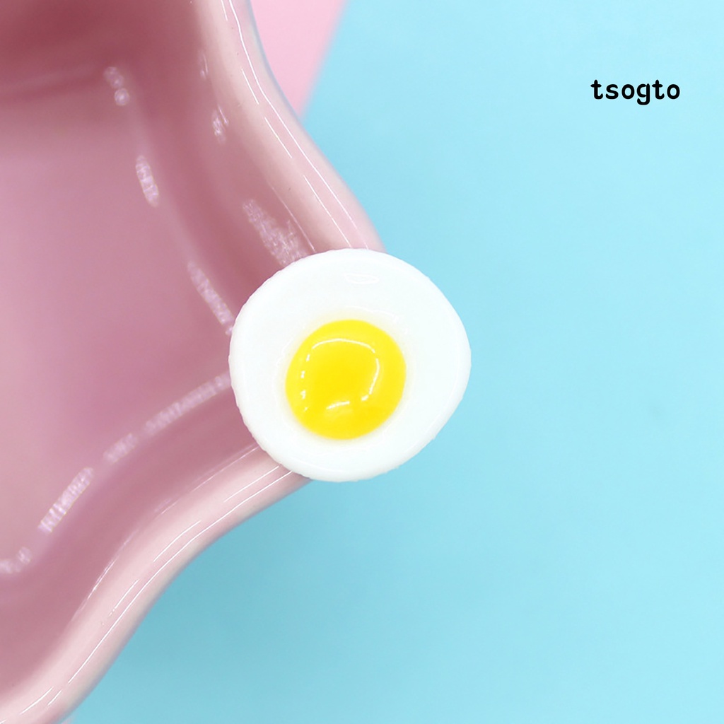 Set 5 Mô Hình Trứng Chiên Mini Bằng Nhựa Resin Cho Bé