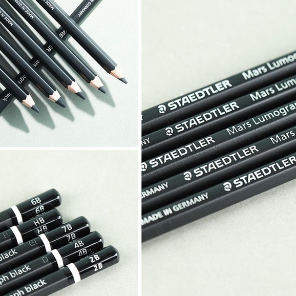 Chì phác thảo STAEDTLER Mars® Lumograph® black 100B THEARTSHOP