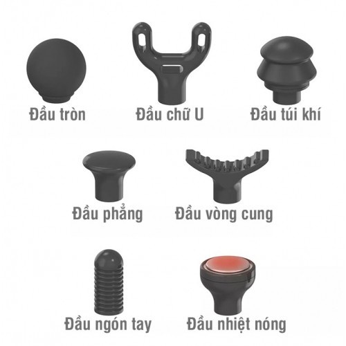 Súng massage giãn cơ mini kết hợp đầu nóng NK-173 | OKbuy