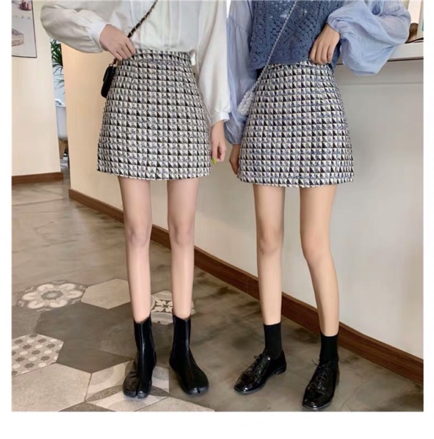 Chân váy dạ kẻ hoạ tiết  Ulzzang 🍓 Hàng Quảng Châu | BigBuy360 - bigbuy360.vn