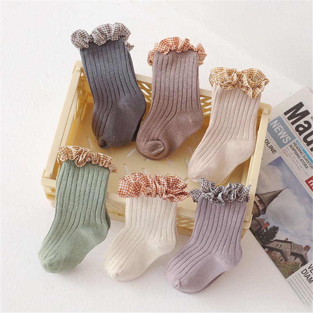 Vớ Cotton Cao Đến Đầu Gối Dễ Thương Thời Trang Thu Đông Cho Bé Sơ Sinh