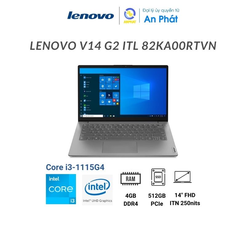 Laptop Lenovo V14 G2 ITL 82KA00RTVN (Core i3-1115G4 | 14 inch FHD)