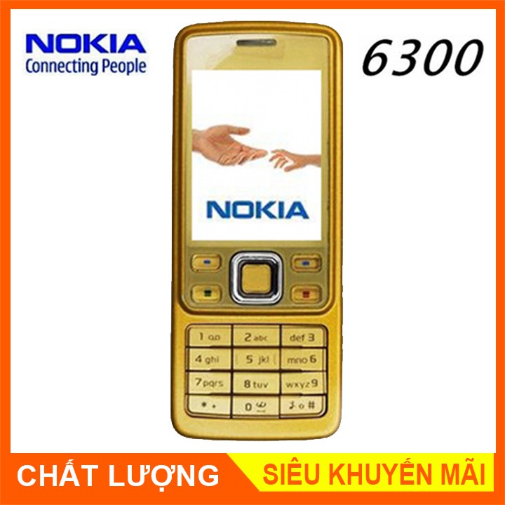 Điện Thoại NOKIA 6300 Màu Gold - Main Zin, Màn Hình Zin - Bảo Hành 12 Tháng