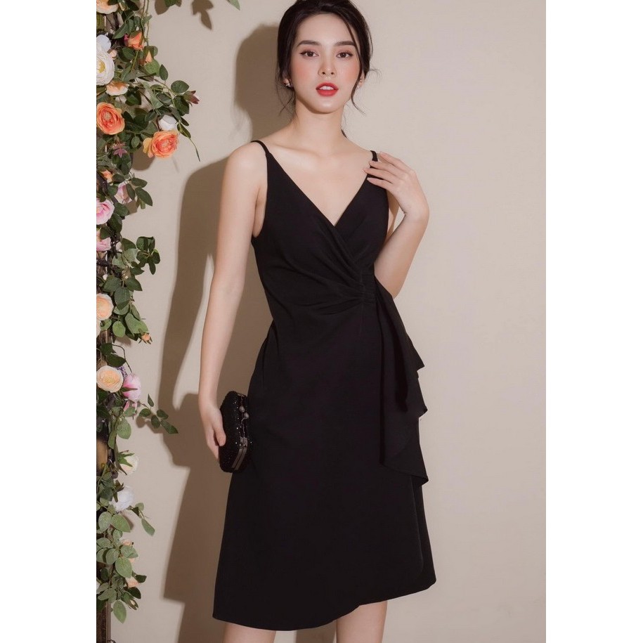 Đầm thun thiết kế cao cấp dự tiệc - đám tiệc 2 dây (có nhiều size và màu)