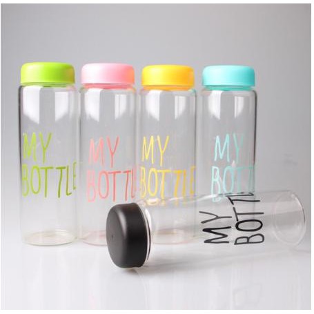 Xả kho Chai My Bottle Thủy Tinh nhiều màu tự chọn 420ml