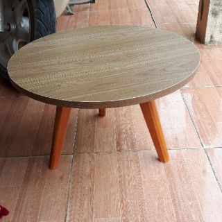 Bàn tròn  vân  gỗ  60x70