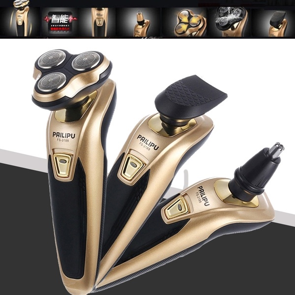 Máy Cạo Râu LỚN LINGKE phân phối bởi JUBILEE MART, Tặng kèm đầu tỉa lông mũi và tông đơ