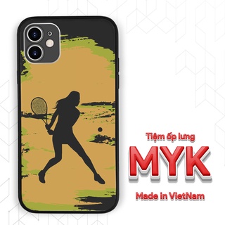 Ốp lưng trong ip FEMALE TENNIS PLAYER MYK siêu kute cho Iphone 5 6 7 8 Plus 11 12 Pro Max X Xr-LAK0004059