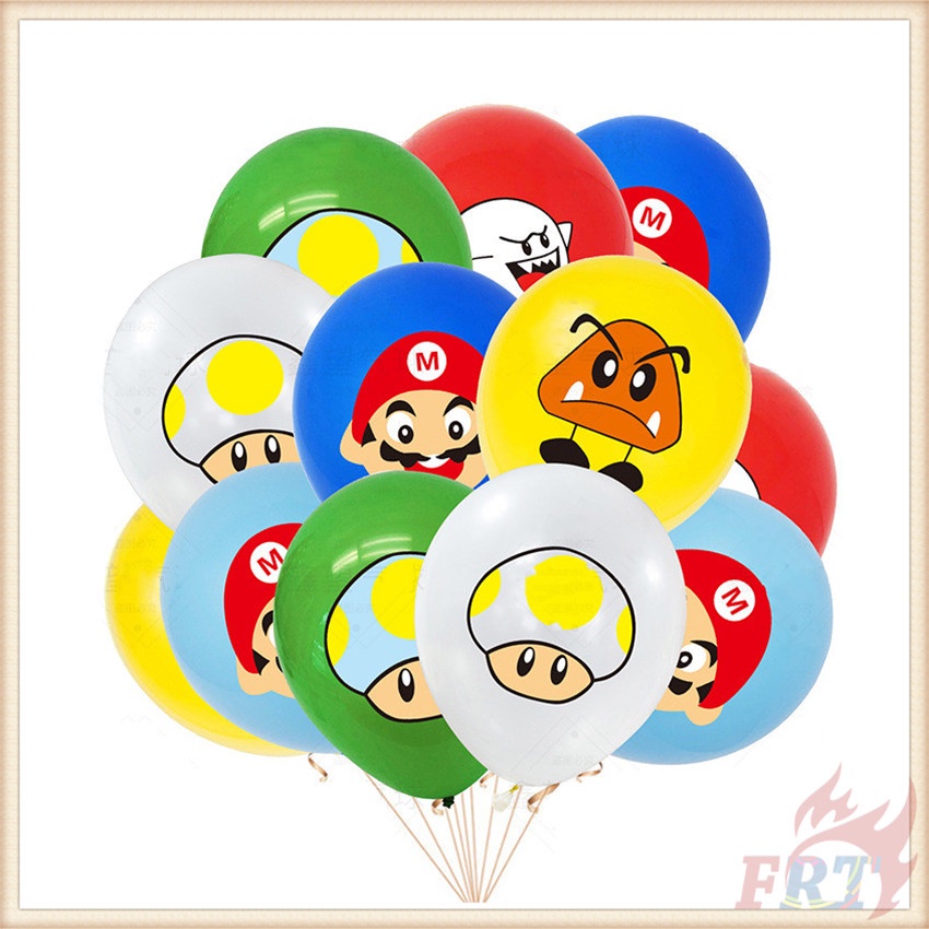 Bong bóng Latex hình Super Mario Bros series 02 dùng cho trang trí tiệc sinh nhật