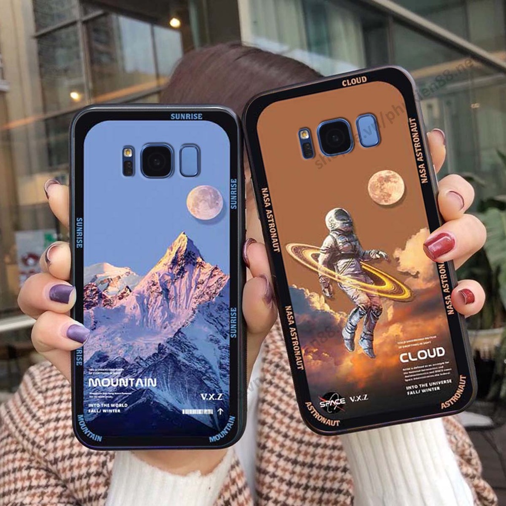 Ốp Samsung S8 / S8 Plus / S8+ hình vũ trụ, mountain, cloud phong cách cá tính
