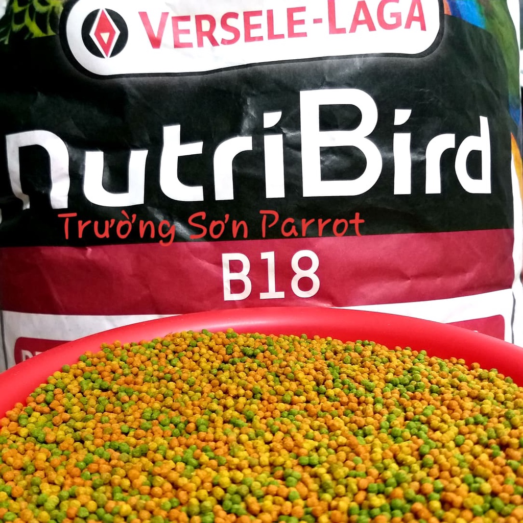 100g hạt trái cây B18 (Bỉ) mẫu mới, date mới cho chim vẹt, chào mào, yến hót,...