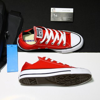 Giày Converse classic thấp cổ vải đỏ CTVD54