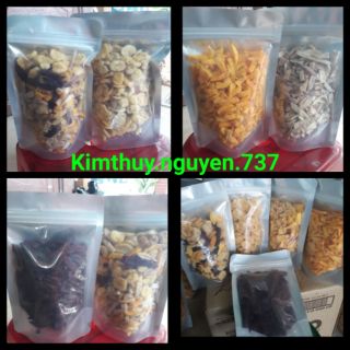 BÁN SỈ - 60 Túi Trái Cây Sấy Đủ Loại Thơm Giòn ( Tặng 5 Túi - mỗi túi 160g )