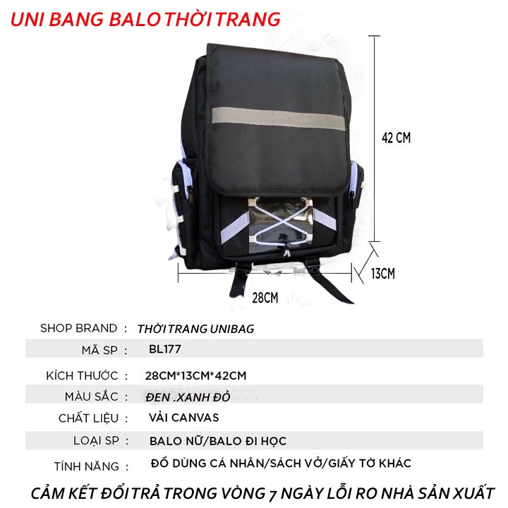 Balo UNIBAG thời trangColkids Club SS4 kèm Full Tag và Bạch Tuột phong cách thời trang