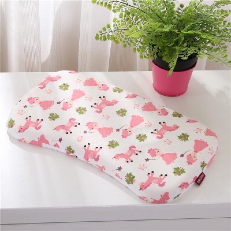 Gối cao su non chống méo đầu trẻ sơ sinh. Gối memory foam mềm mại, đàn hồi, bảo vệ đầu cho bé - 2X MART