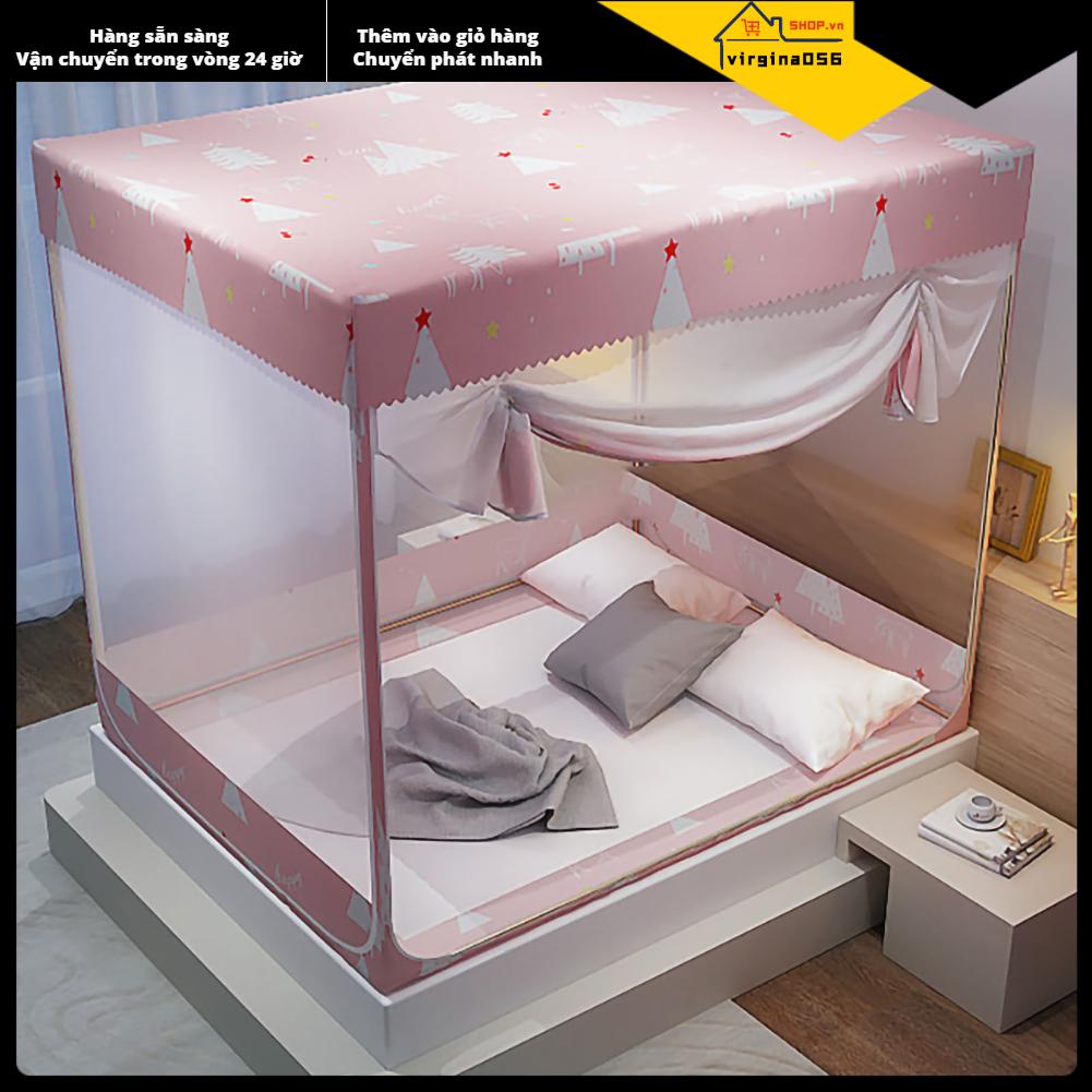 Virgina056 Gấp Giường lưới Hộ gia đình Loại một mảnh Chất liệu Polyester thoáng khí Thoải mái Di động Lều cho Gia