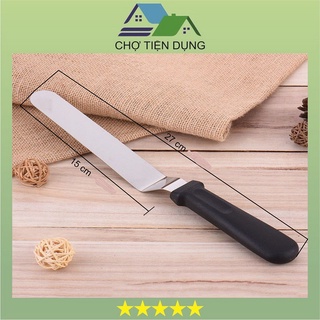 Dao Chà Láng Gập Trét Kem Phết Bánh Kem Sinh Nhật tạo hình Bông Lan Gato  27cm dạng cong DAOGAPNHUA330