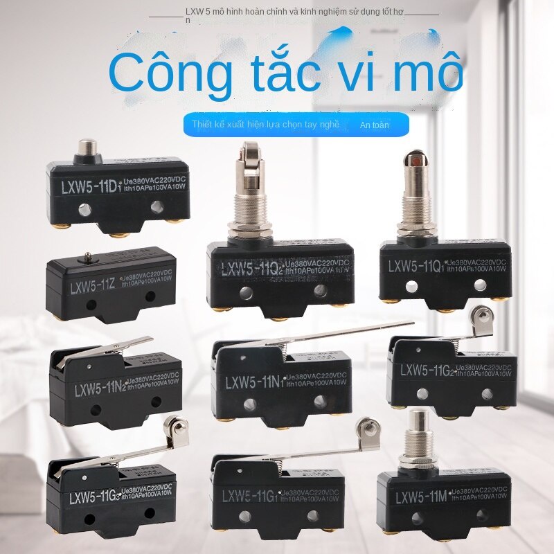 Công tắc hành trình siêu nhỏ/ nút chặn LXW5-11G1/G2/Q1/M