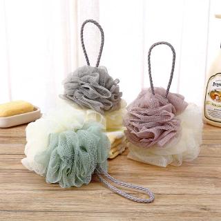 Bông tắm chà lưng hình tròn hai màu xinh xắn