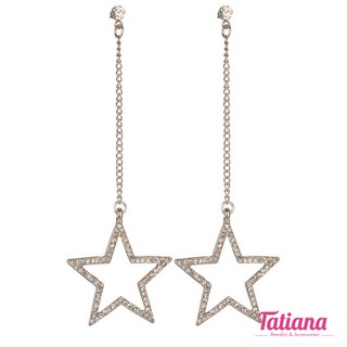 Bông tai silver star -tatiana - b2526