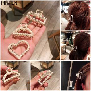 Kẹp tóc đính đá / ngọc trai giả phong cách hàn quốc ngọt ngào