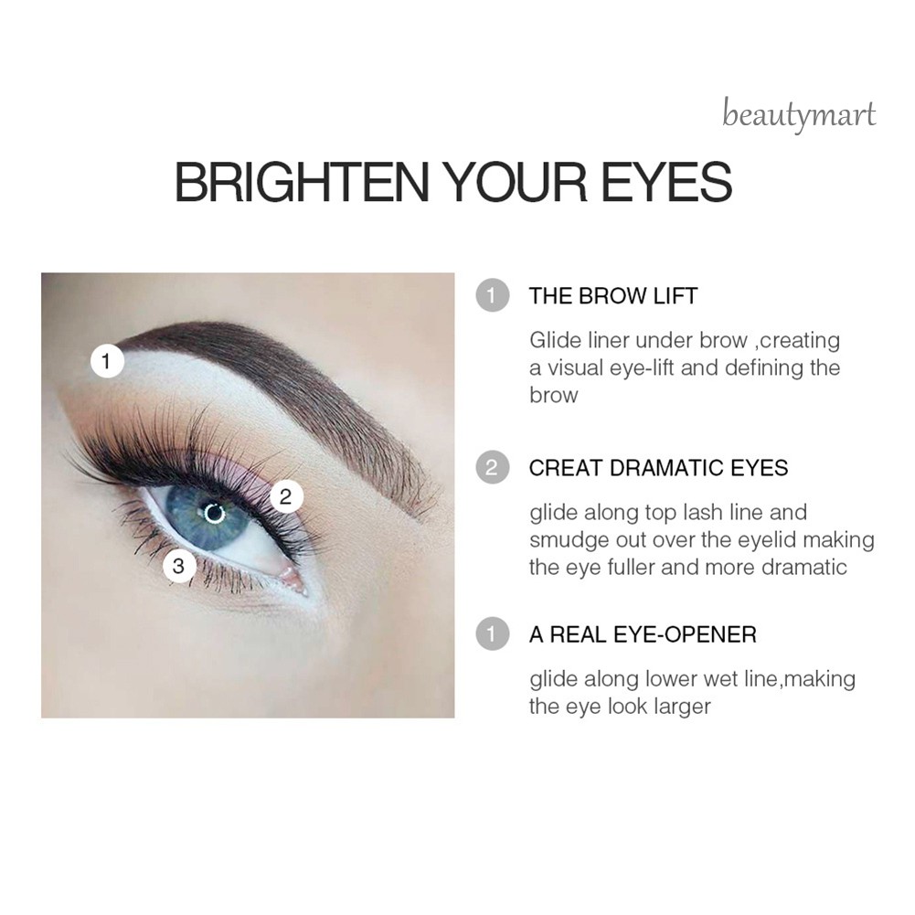 [Hàng mới về] Chì kẻ mắt Menow mềm mại lâu trôi độ bóng cao chống nhòe không thấm nước