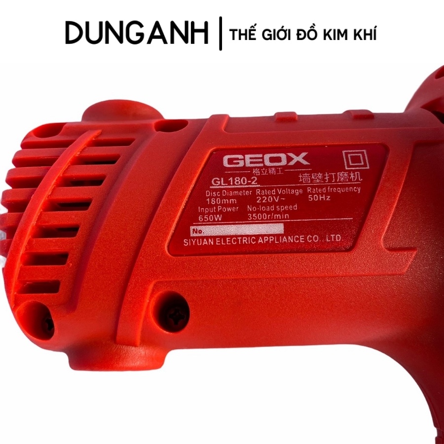 Máy chà nhám Kim Khí Dung Anh, máy giáp tường Geox GL180-2