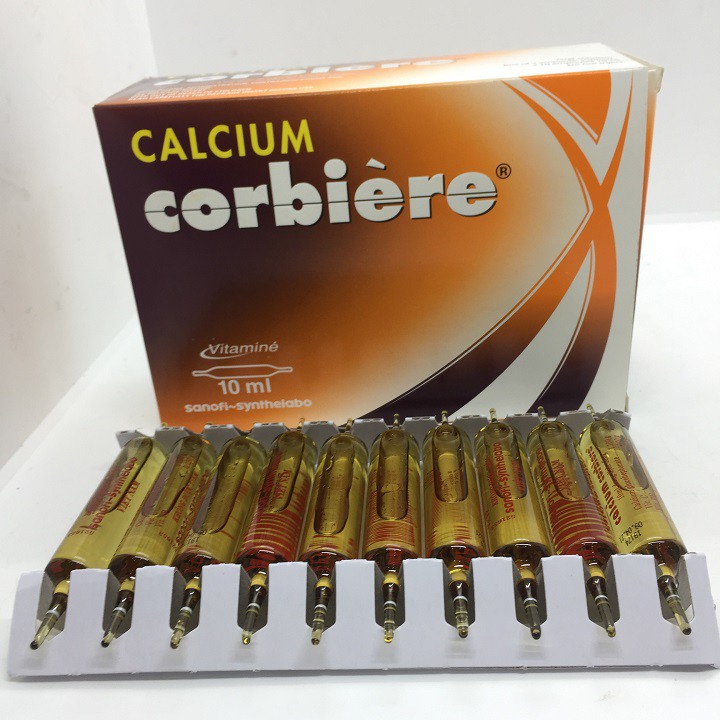 Calcium Corbiere bổ sung canxi hộp 30 ống 10ml