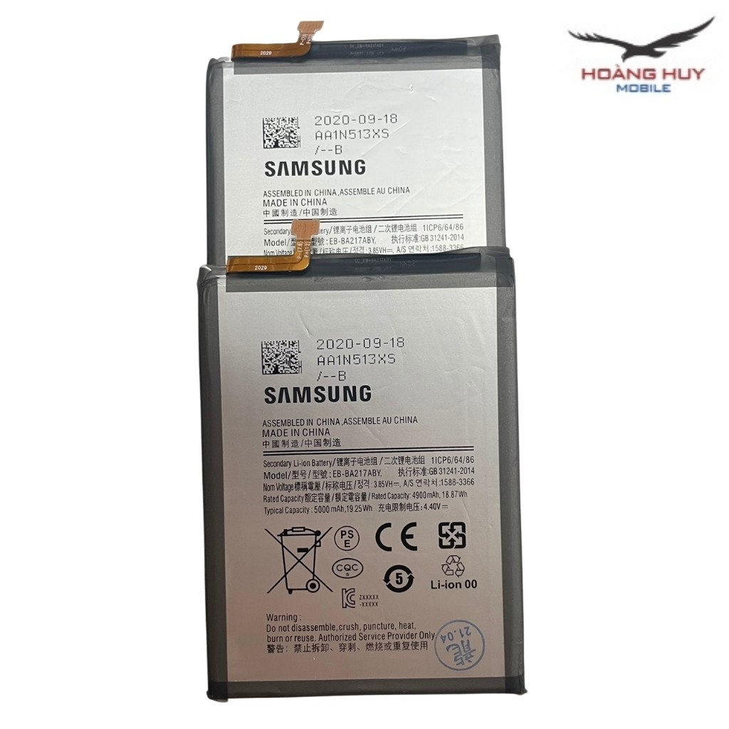 Pin Samsung Galaxy A21s,A12,A02,EB-BA217ABY Dung Lượng 5000mAh Hàng Zin Nhập Khẩu Bảo Hành 6 Tháng 1 Đổi 1