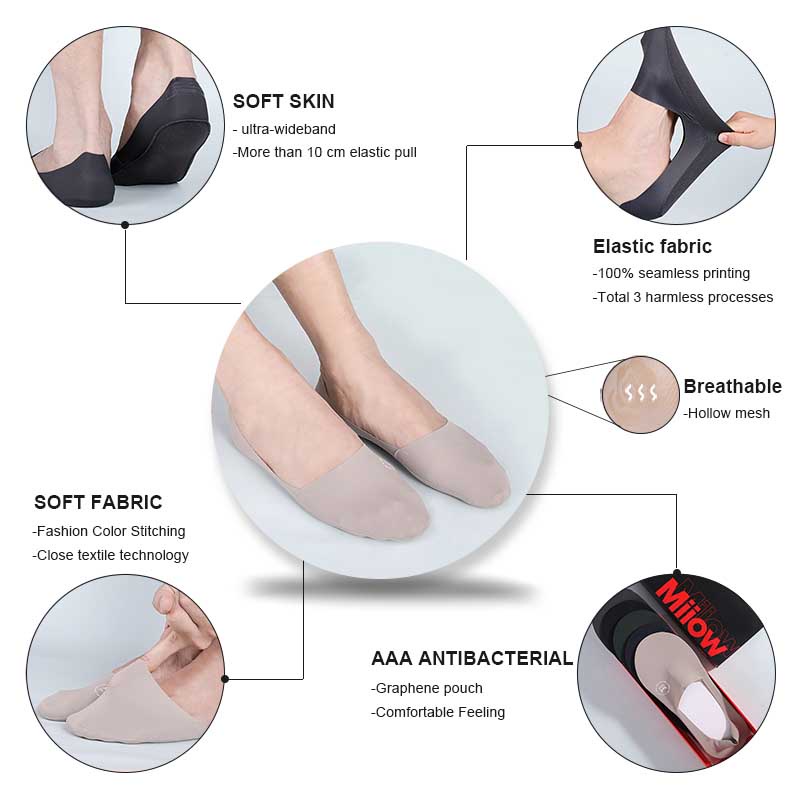 Set 5 Đôi Vớ Cotton Cổ Thuyền Chống Trượt Đơn Giản MR1521 Cho Nam