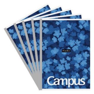Combo 5 vở kẻ ngang 200 trang campus A4