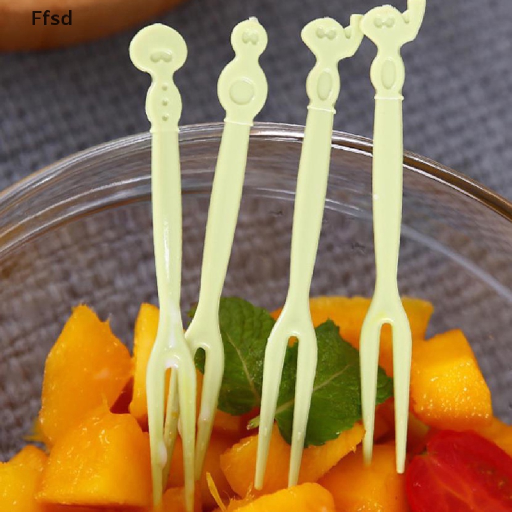 {Ffsd} Set 50 Nĩa Ăn Trái Cây / Món Tráng Miệng / Tráng Miệng Mini Cho Bé * Hàng Bán