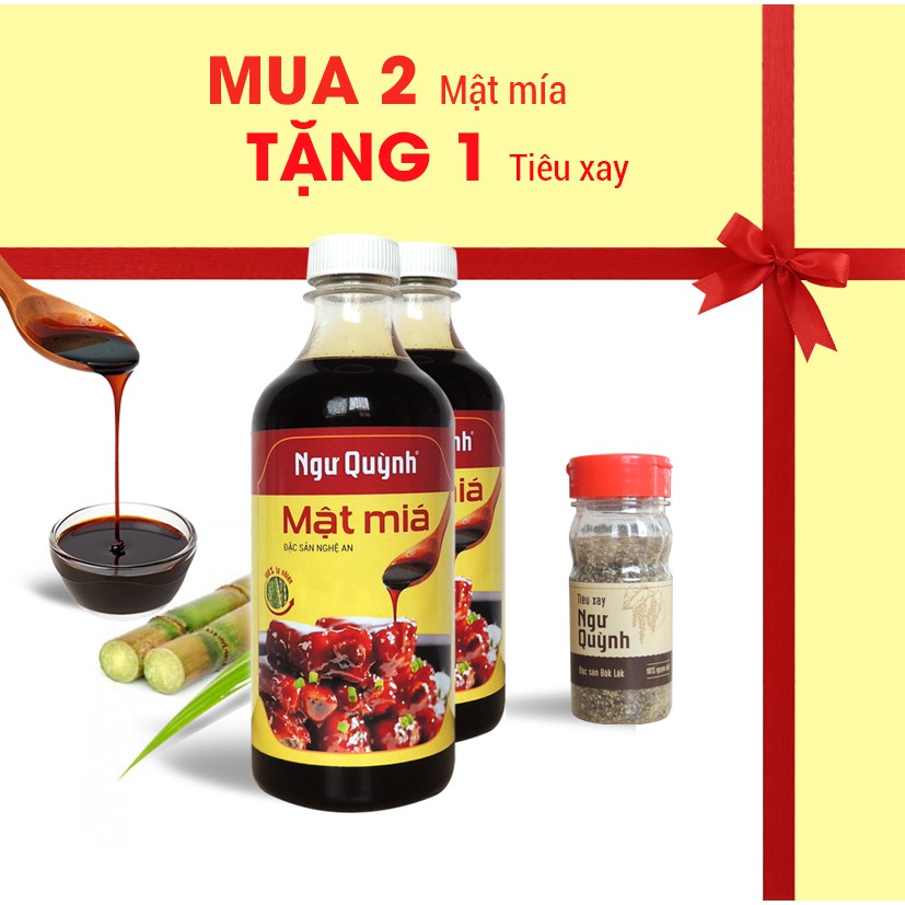 Mật mía VSATTP - QUÀ TẶNG (tiêu xay) khi mua 2 chai