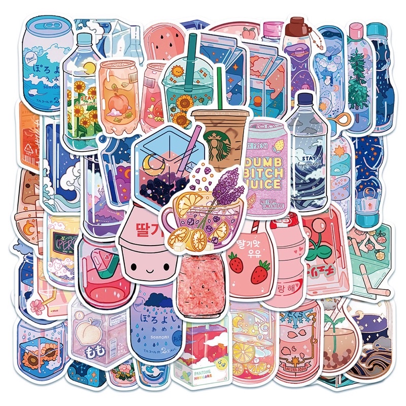 Sticker cao cấp, hình dán độc, lạ chống nước cực tốt QUTI