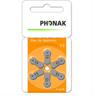 Pin trợ thính 313 cho máy trợ thính, vỉ 6 Viên