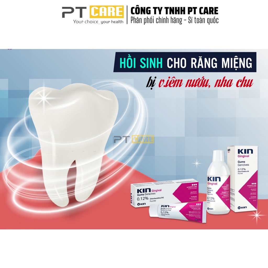 Pt care nước súc miệng kin gingival ngăn ngừa viêm nướu 250ml - ảnh sản phẩm 4