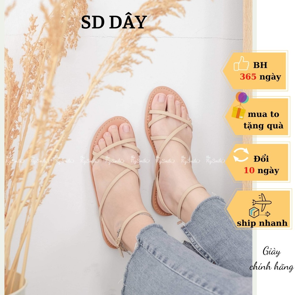 Giày sandal hè dây mảnh - THE NYSMILE - Gogi