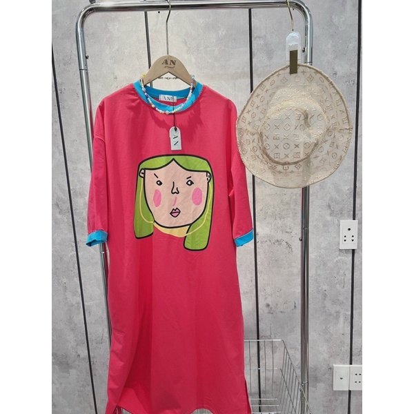 ĐẦM THUN SUÔNG CỔ TRÒN