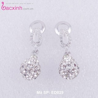 Bông tai bạc Ý 925 Bạc Xinh- Bồ công anh ED029