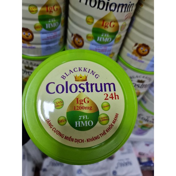 Sữa blackking colostrum 24h pedia lon 900G date mới