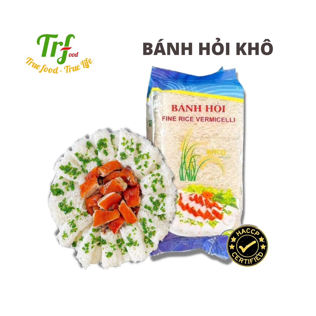 Bánh hỏi khô Đồng Lúa đặc sản túi 350g ăn kèm thịt quay, thịt nướng bao ngon [HN ship hỏa tốc]